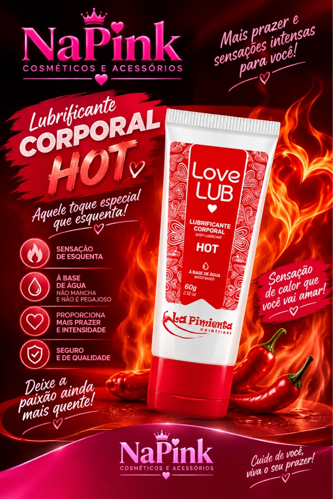 Love LUB Hot lubrificante corporal
