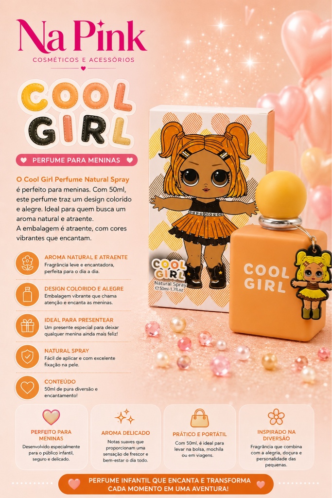 Cool Girl Spray perfume infantil
