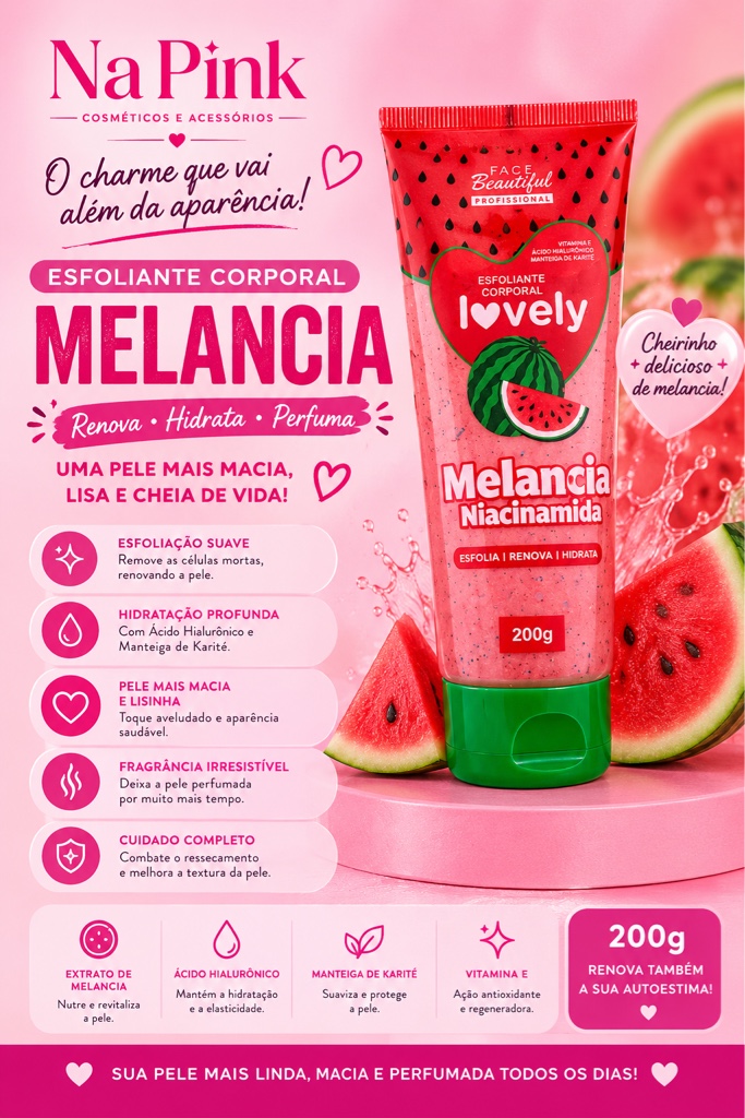 Melancia Esfoliante Corporal