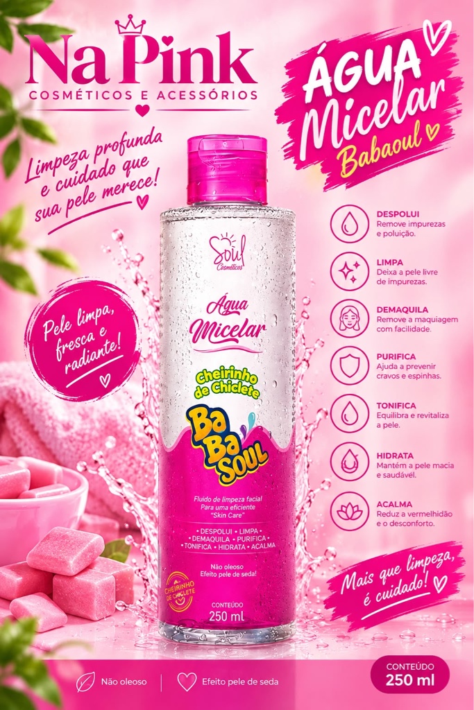 Água Micelar Babaoul 250ml