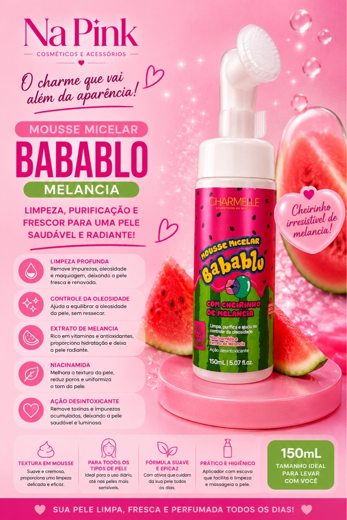Mousse Micelar Melancia