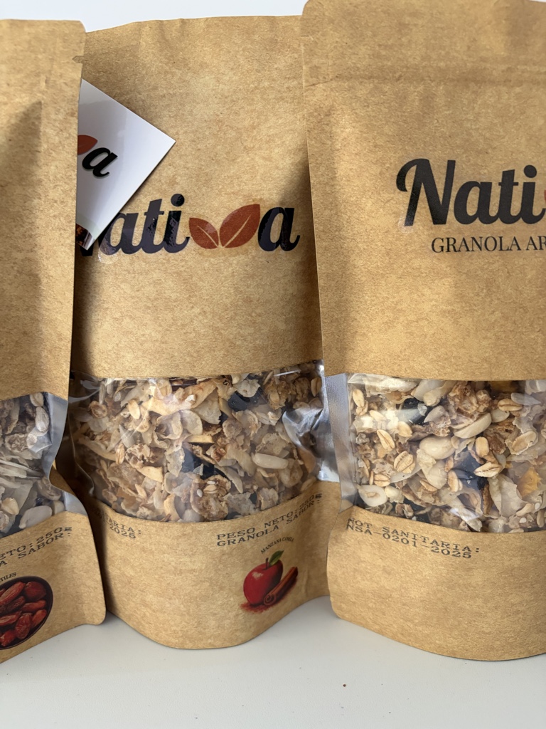 Granola de manzana