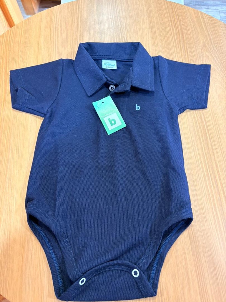 Body Chemise Azul Oscuro / Azul Claro Niño Bambino