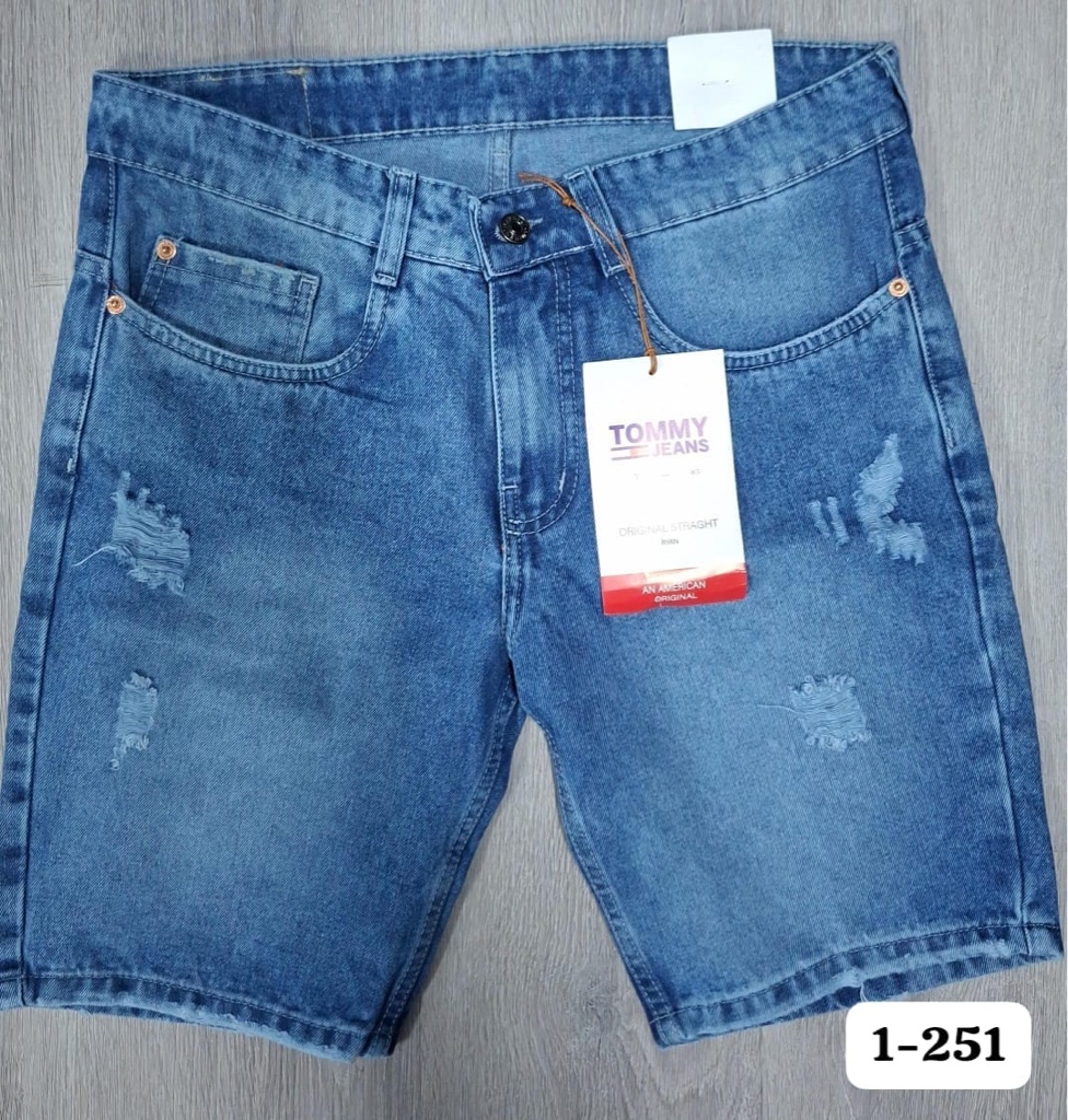 Bermuda rígida jeans