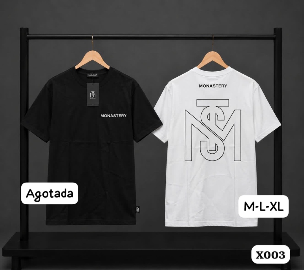 MONASTERY camiseta blanca