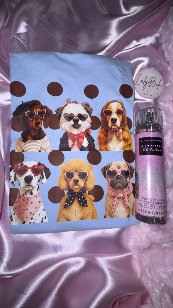 Camiseta perritos