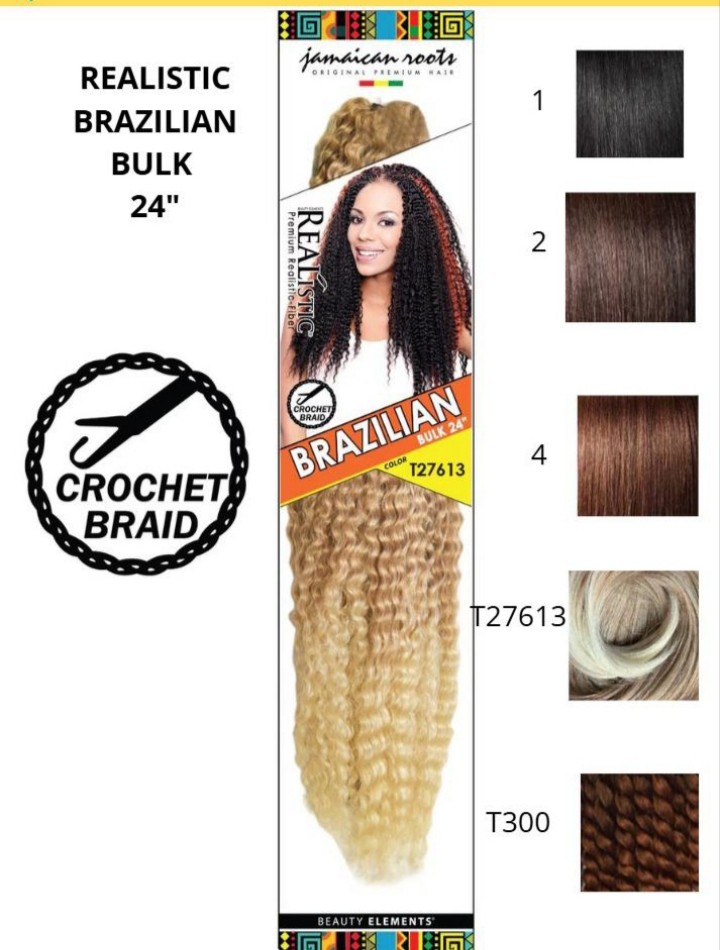 crochet realistic brazilian #T300