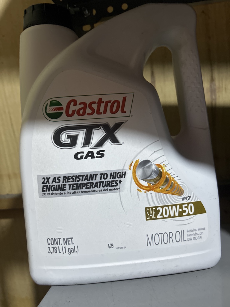 Castrol GTX GAS 20W-50