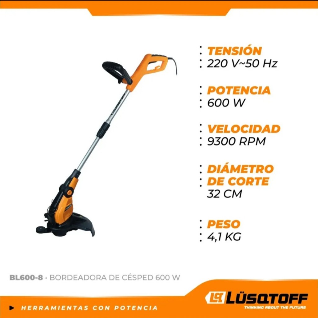 Bordeadora electrica 600W LUSQTOFF