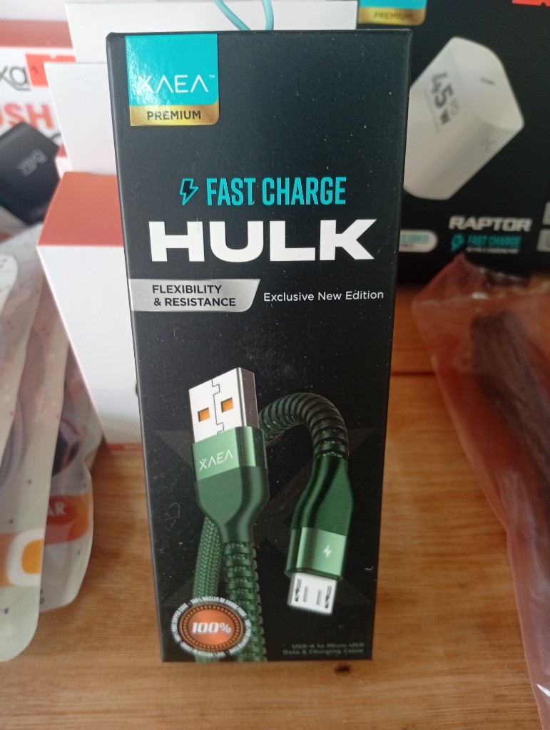 CABLE USB MOD 088 HULK V8 XAEA (VERDE)