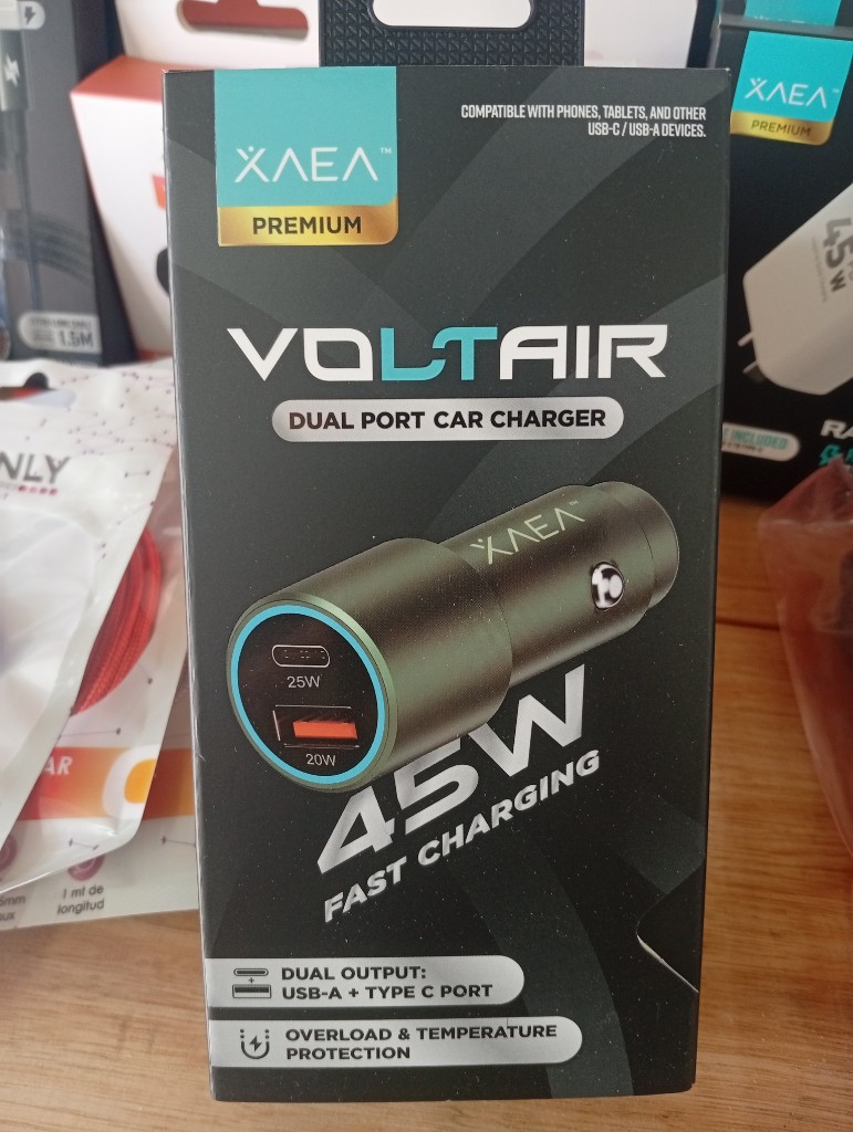 ADAPTADOR CARGADOR P/AUTO 12V USB TIPO C YEXA