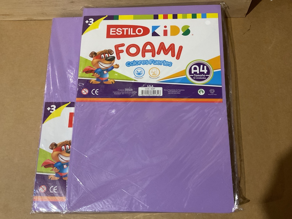 Estilo Kids foamy lila A4