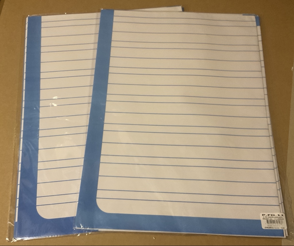 Papelógrafo de 4 líneas
