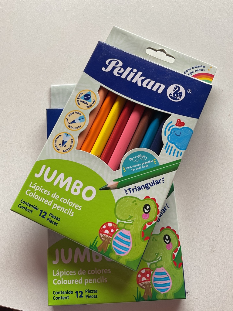 Pelikan Jumbo lápices de colores 12 piezas