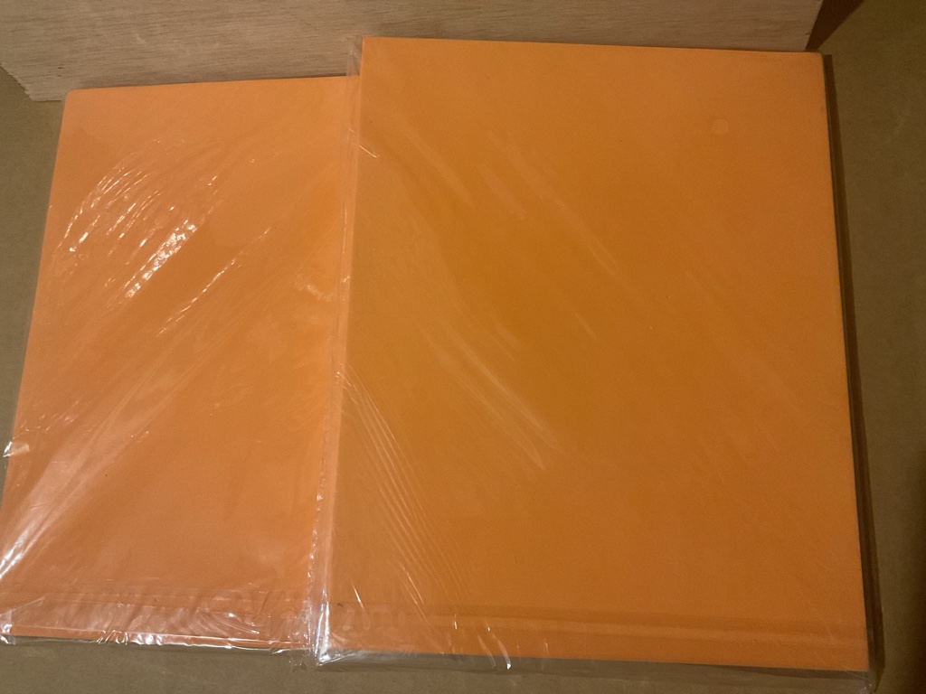 Foamy naranja A4
