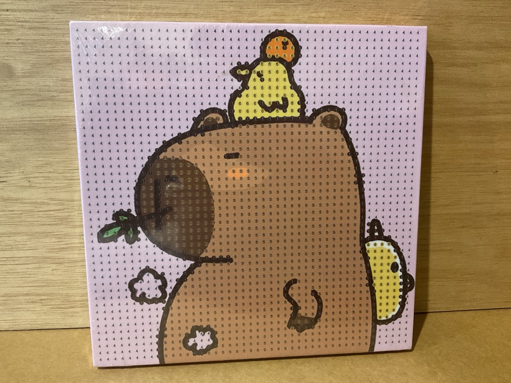 Cuadro oso diamante