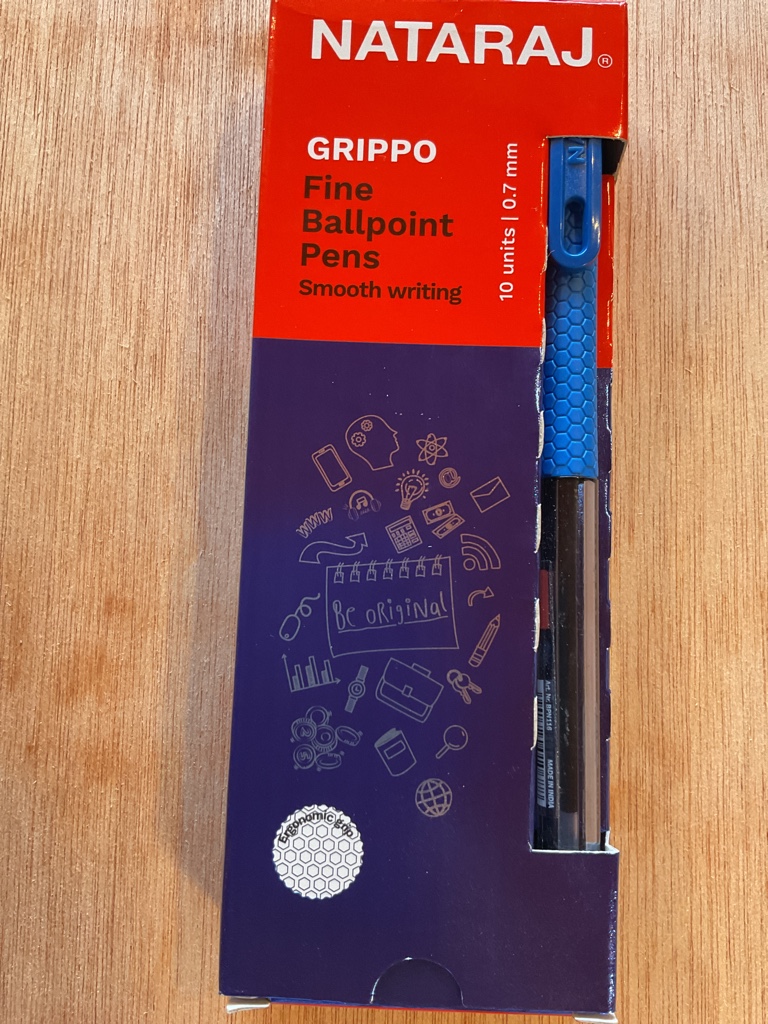Nataraj Grippo esferos azules