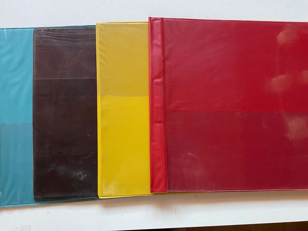 Carpeta plástica tapa transparente A3