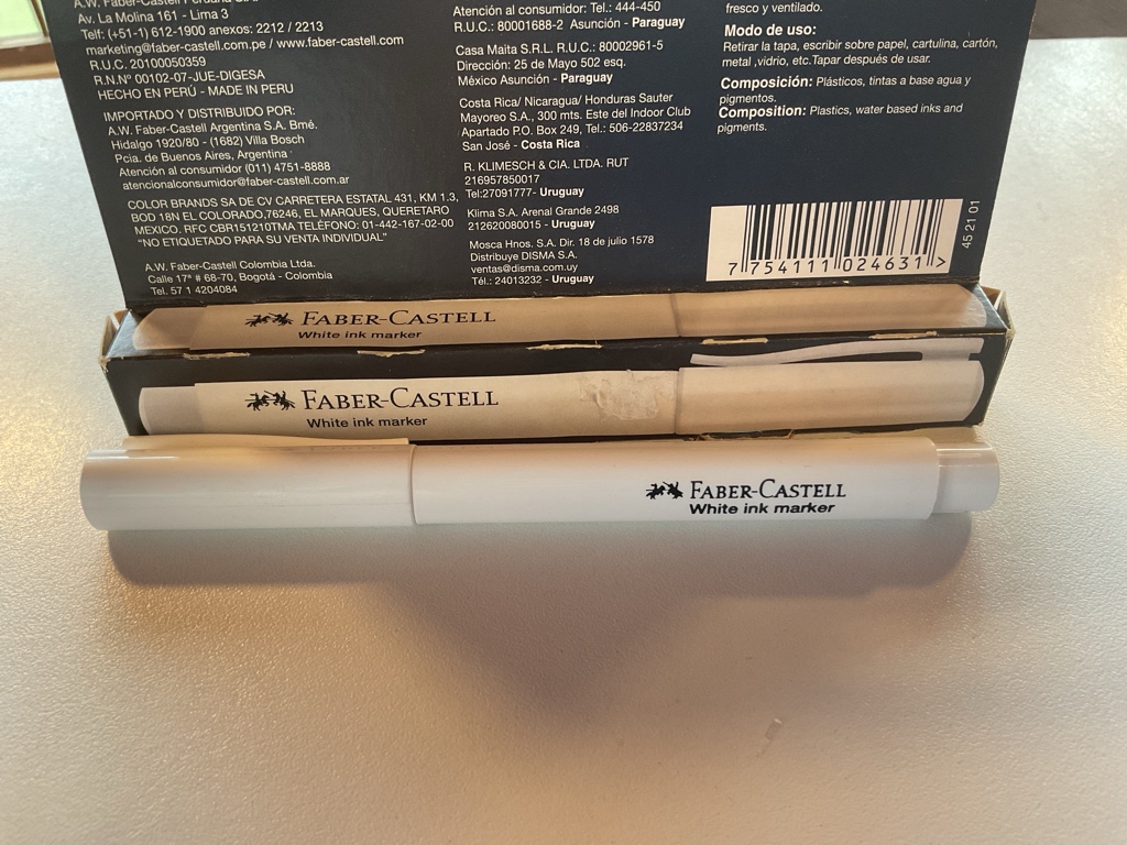 Faber-Castell marcador blanco