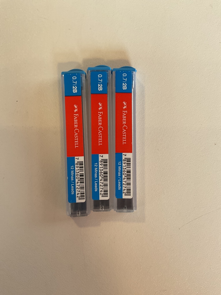 Faber-Castell mina 0.7 12 piezas