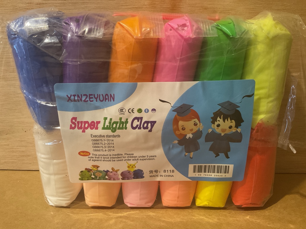 XINZEYUAN Super Light Clay multicolor