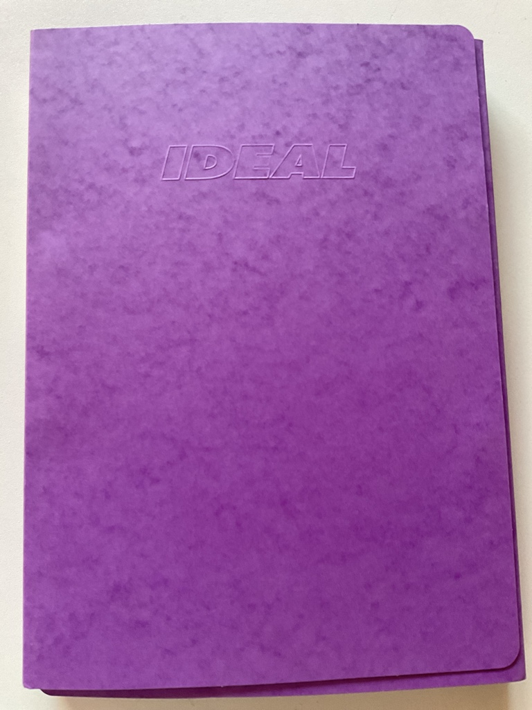 IDEAL carpeta morada