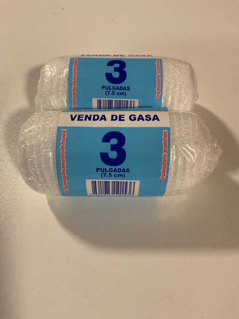 VENDA DE GASA 3P (7,5cm)