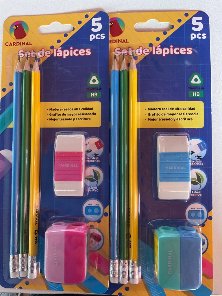 Cardinal set de lápices HB 5 pcs