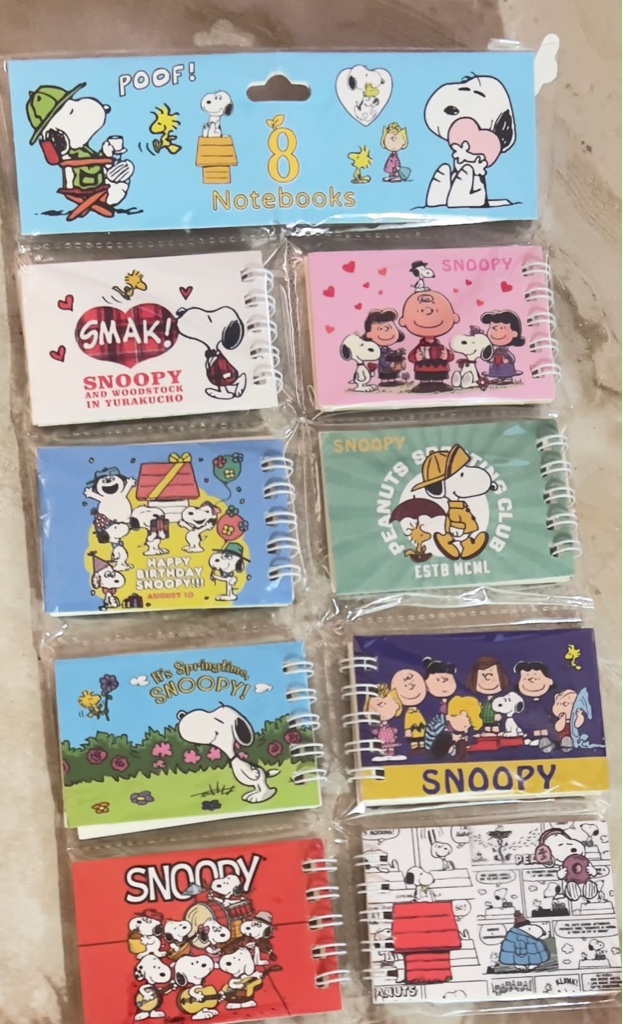 MINI LIBRETA SNOOPY