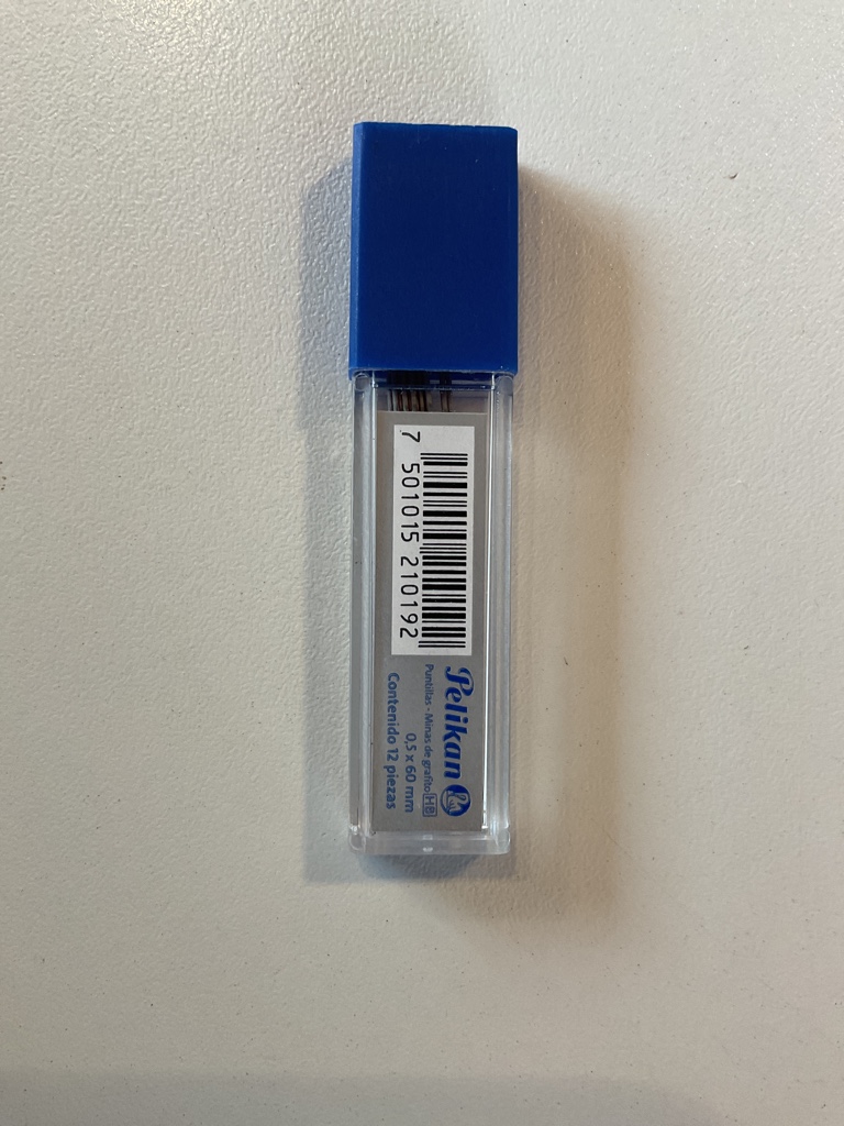 Pelikan minas 0.5mm azules
