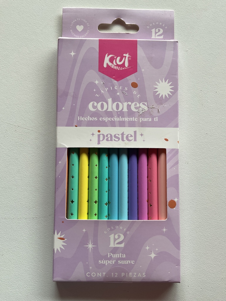 Kiut 12 colores pastel