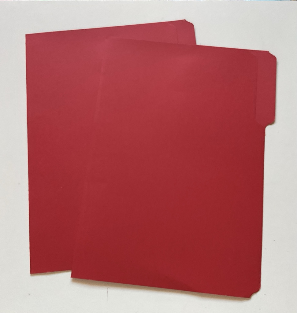 Carpeta roja Manila