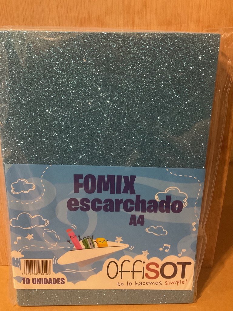 OffiSOT foamy escarchado azul A4