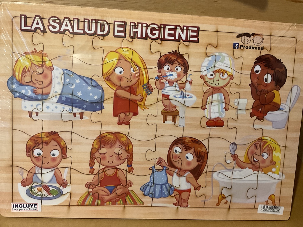 Prodimad rompecabezas más hoja para colorear