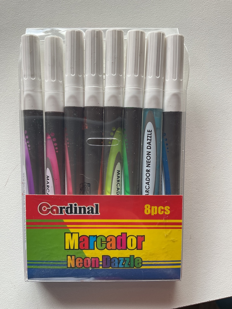Cardinal Marcador Neon Dazzle 8pcs