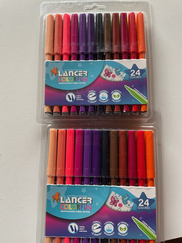 Lancer Colorfun marcadores 24 colores