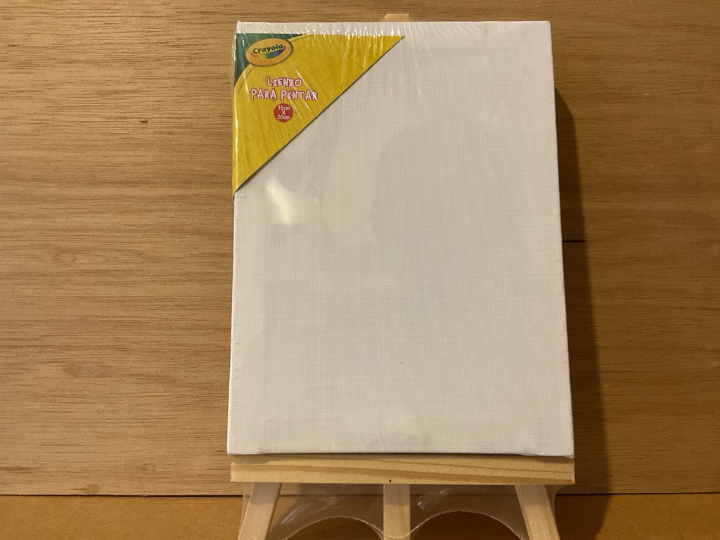 Crayola lienzo para pintar blanco
