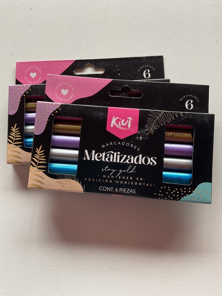 Katu marcadores metalizados 6
