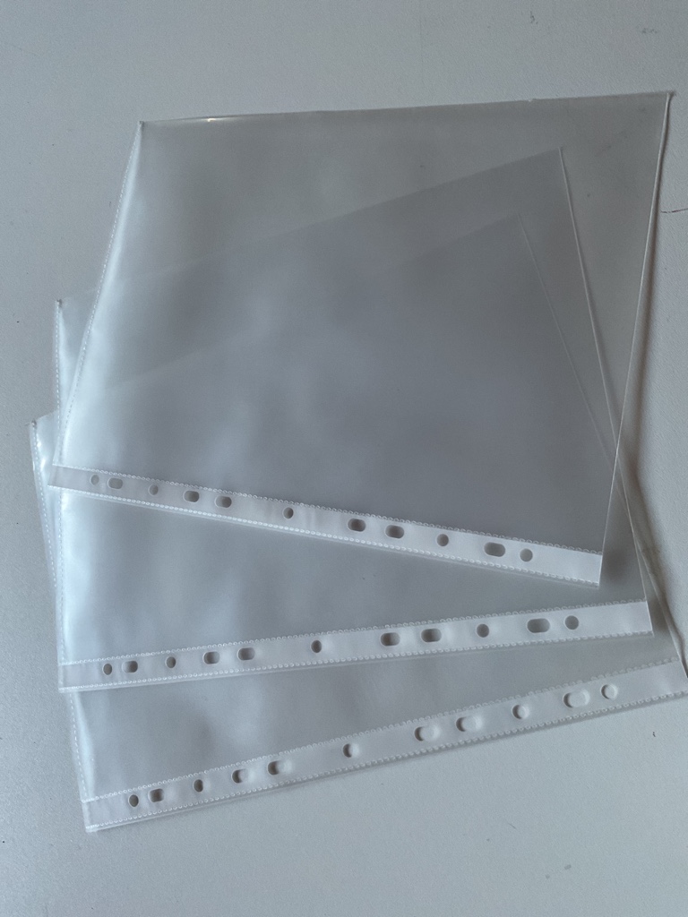Protector de hojas transparente lancer