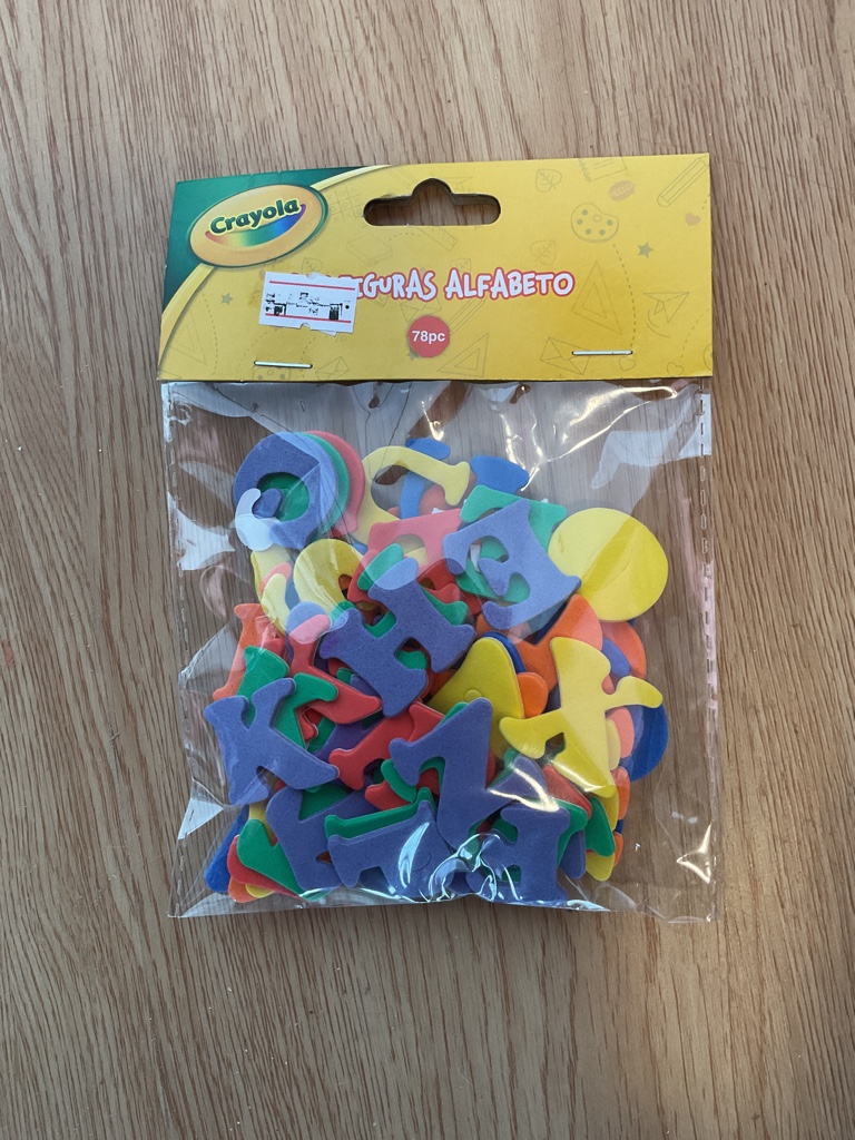 Crayola figuras alfabeto 78pz