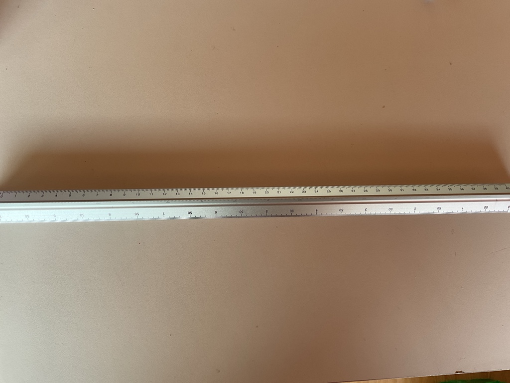 Regla metalica 60cm