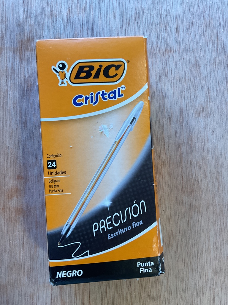 BIC Cristal negro esferos