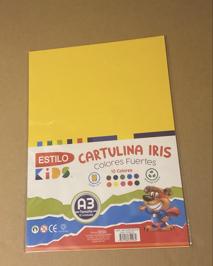 Estilo Kids cartulina iris surtida