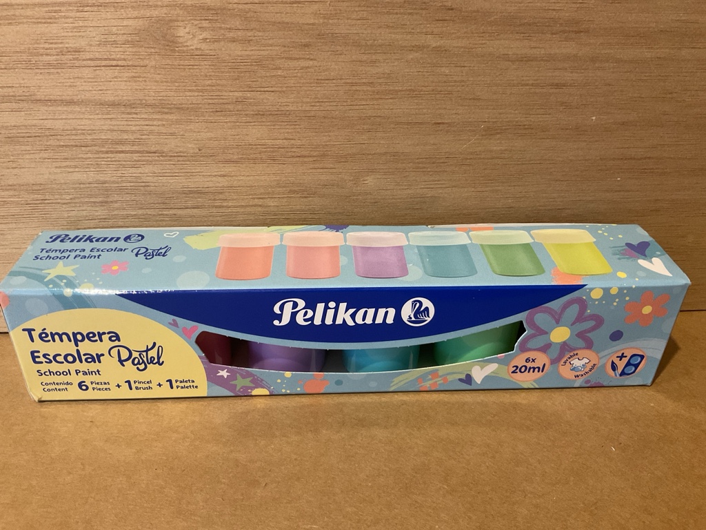 Pelikan témpera pastel 6 colores