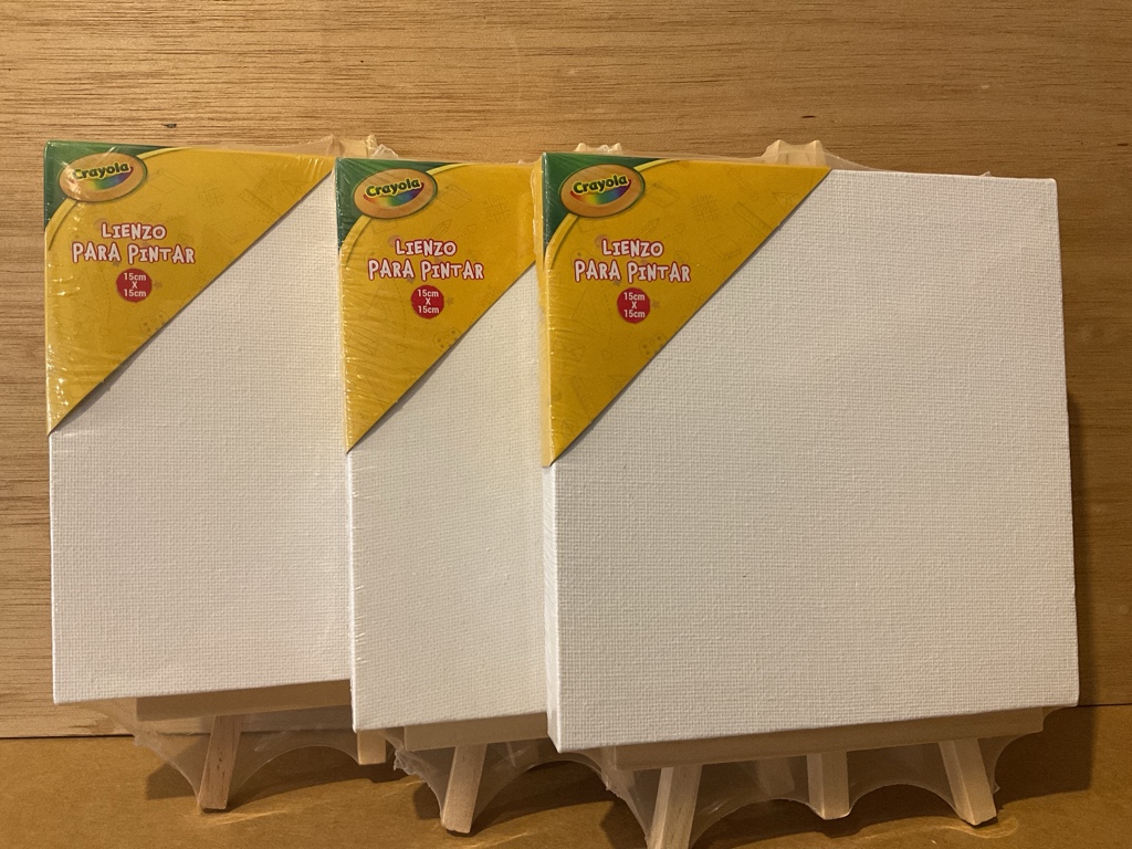 Crayola lienzo para pintar 15x15cm