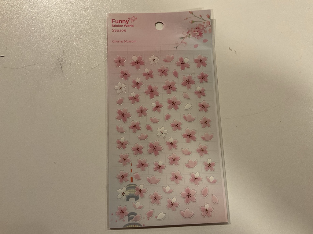 STICKERS FLORES CHERRY