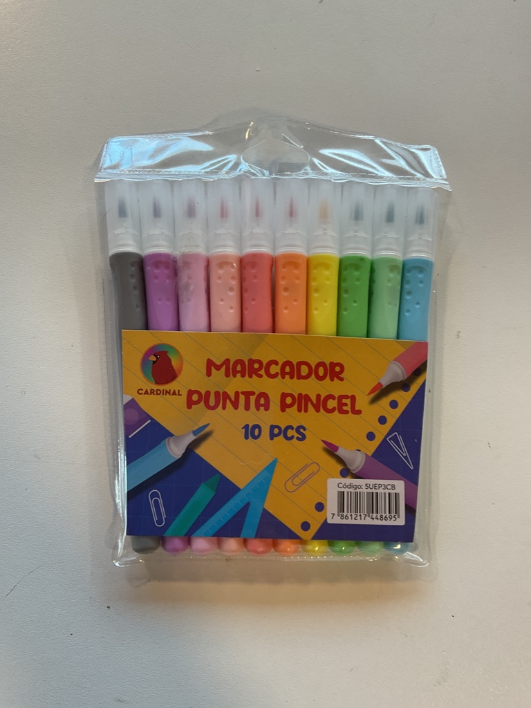 Cardinal Marcador punta pincel 10 pcs