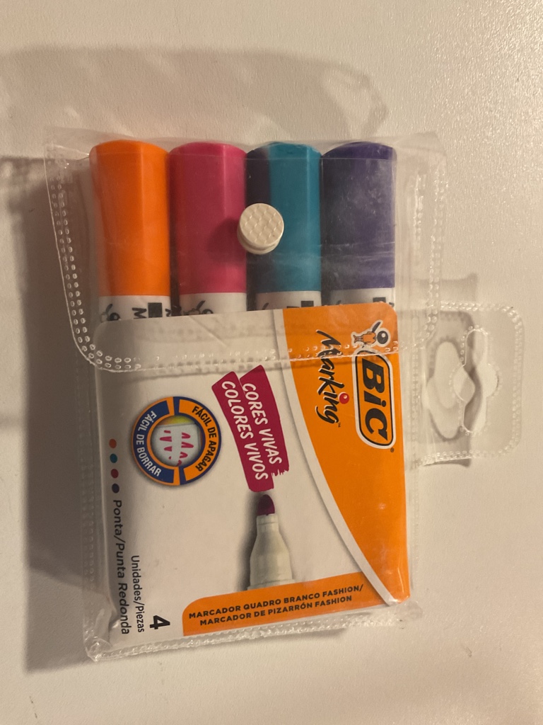 BIC marcador para pizarra 4 colores