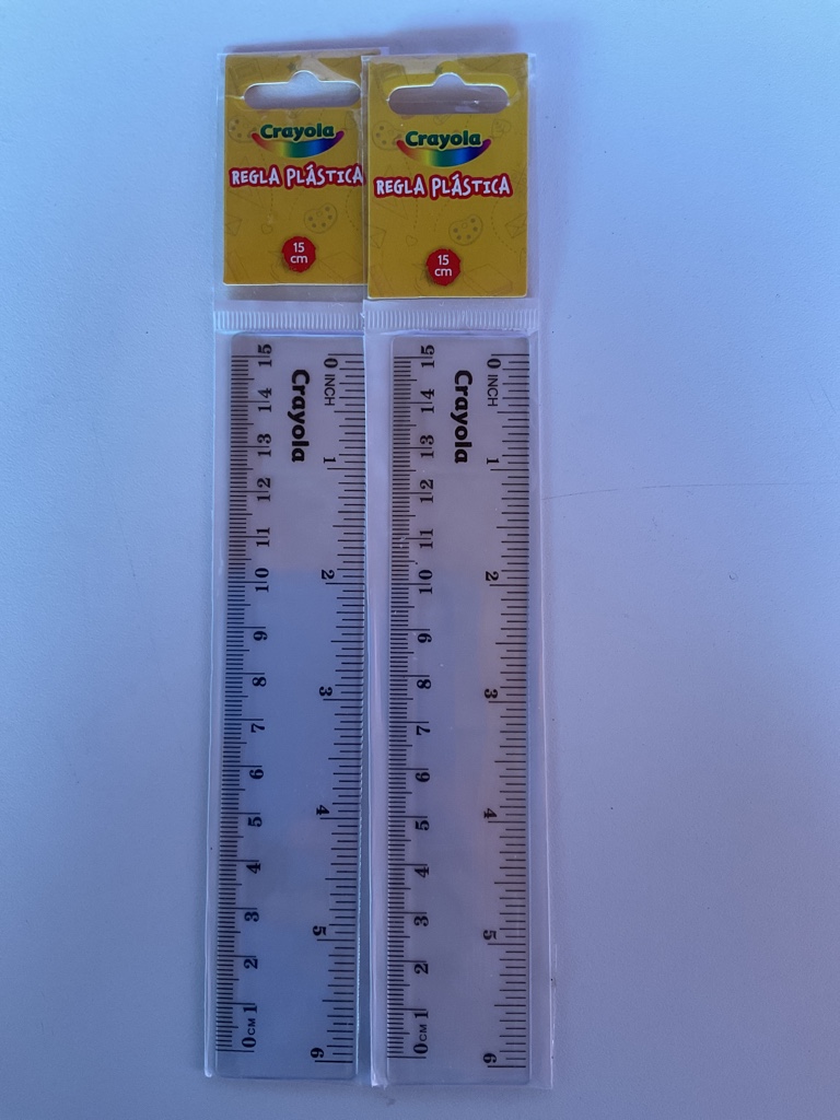Crayola regla plastica 15 cm