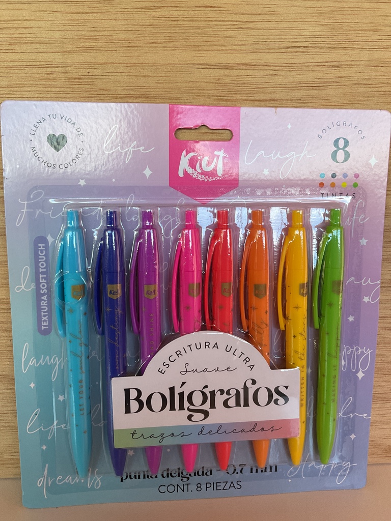 Kut Bolígrafos 8 colores